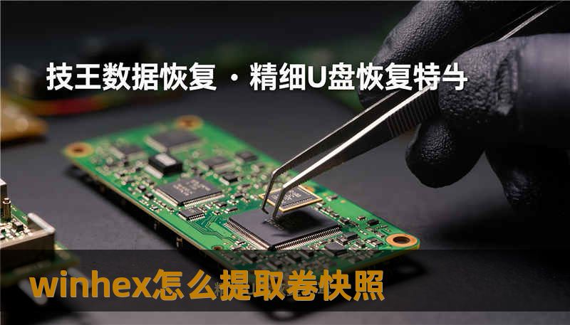 winhex怎么提取卷快照