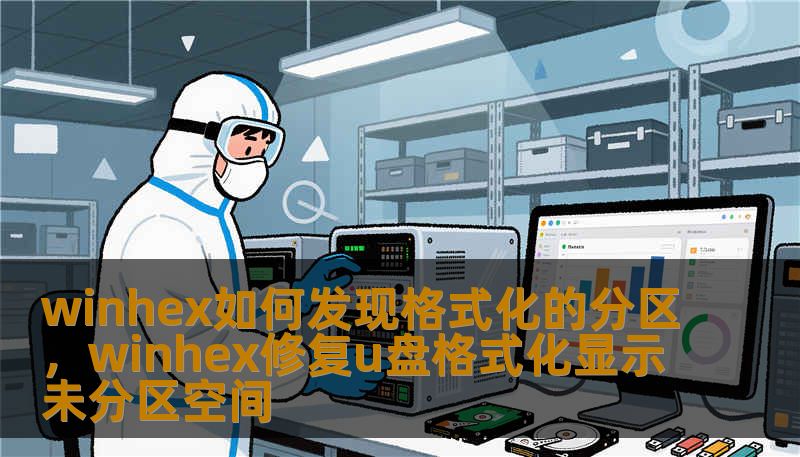 winhex如何发现格式化的分区，winhex修复u盘格式化显示未分区空间