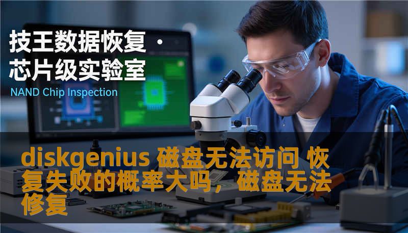 diskgenius 磁盘无法访问 恢复失败的概率大吗，磁盘无法修复