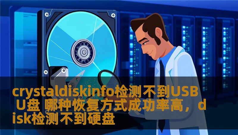 crystaldiskinfo检测不到USB U盘 哪种恢复方式成功率高，disk检测不到硬盘