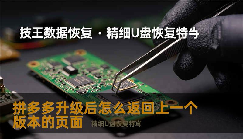 拼多多升级后怎么返回上一个版本的页面 拼多多升级后怎么返回上一个版本的页面