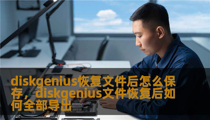 diskgenius恢复文件后怎么保存，diskgenius文件恢复后如何全部导出