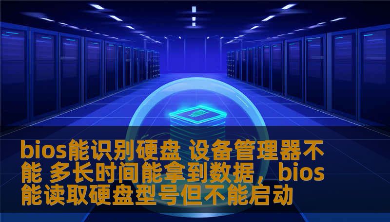 bios能识别硬盘 设备管理器不能 多长时间能拿到数据，bios能读取硬盘型号但不能启动