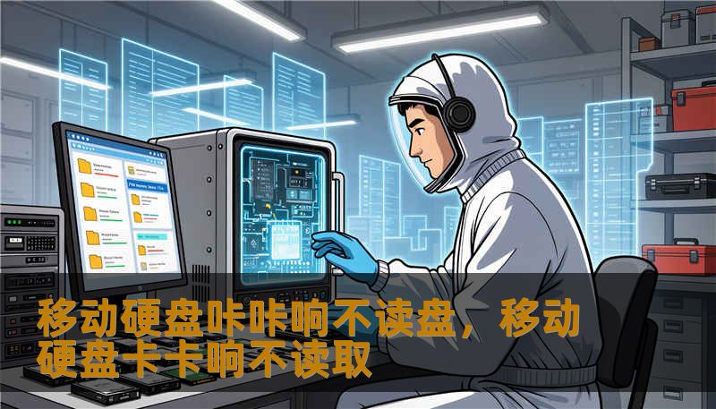 移动硬盘咔咔响不读盘，移动硬盘卡卡响不读取