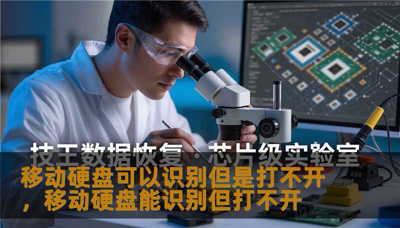 移动硬盘可以识别但是打不开，移动硬盘能识别但打不开