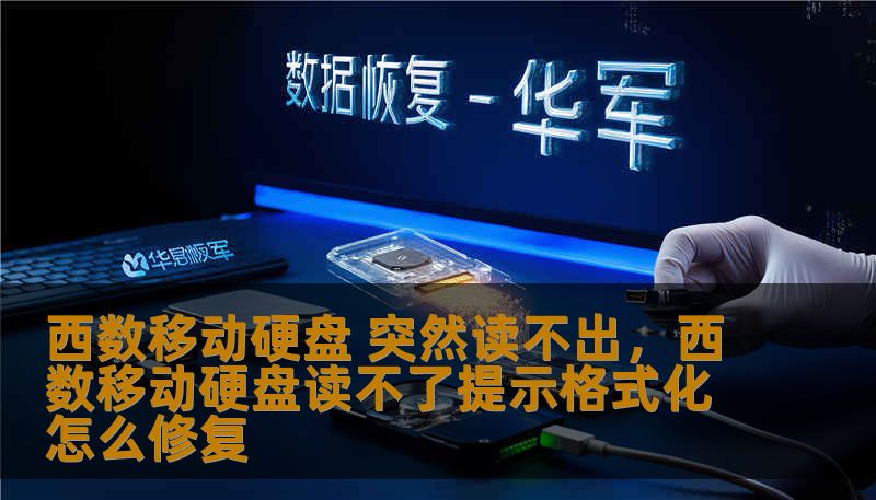西数移动硬盘 突然读不出，西数移动硬盘读不了提示格式化怎么修复