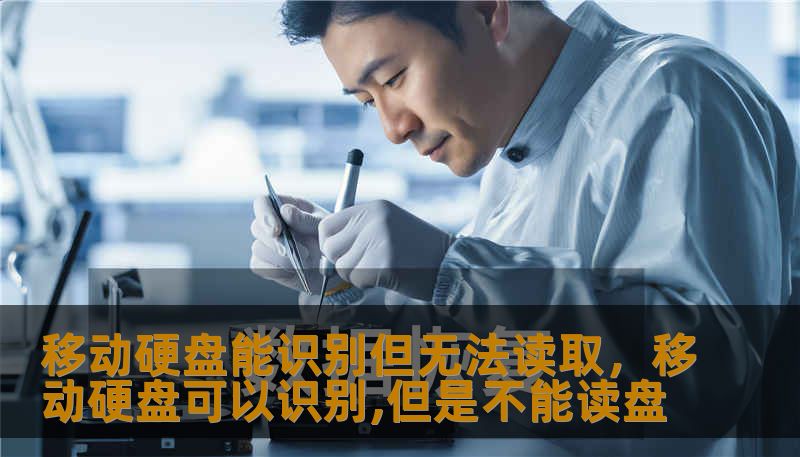 移动硬盘能识别但无法读取，移动硬盘可以识别,但是不能读盘