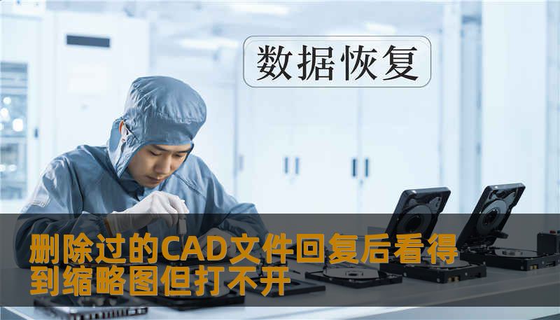 删除过的CAD文件回复后看得到缩略图但打不开 删除过的CAD文件回复后看得到缩略图但打不开