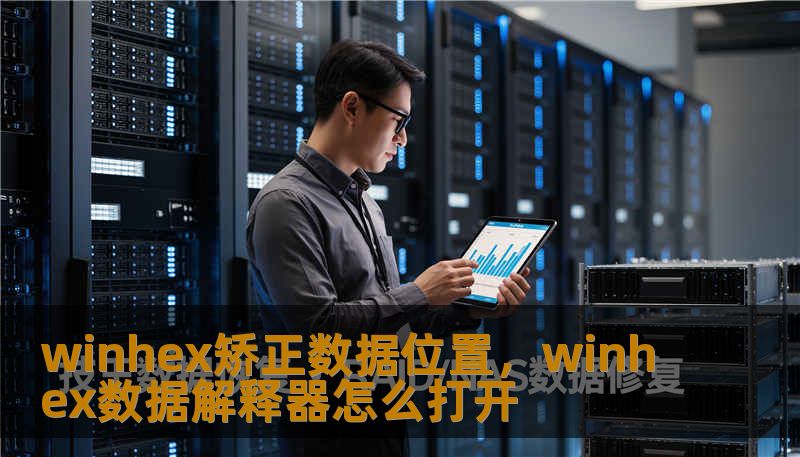 winhex矫正数据位置，winhex数据解释器怎么打开