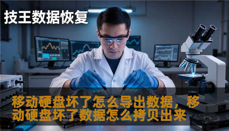 移动硬盘坏了怎么导出数据，移动硬盘坏了数据怎么拷贝出来