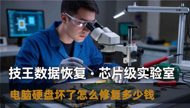 电脑硬盘坏了怎么修复多少钱