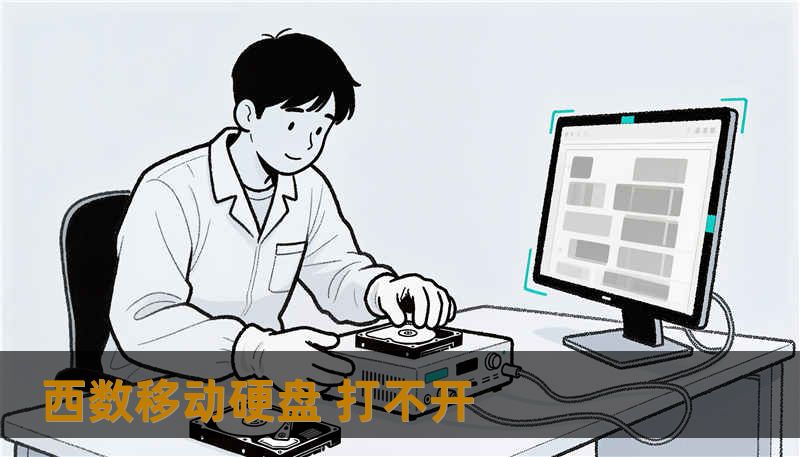 西数移动硬盘 打不开