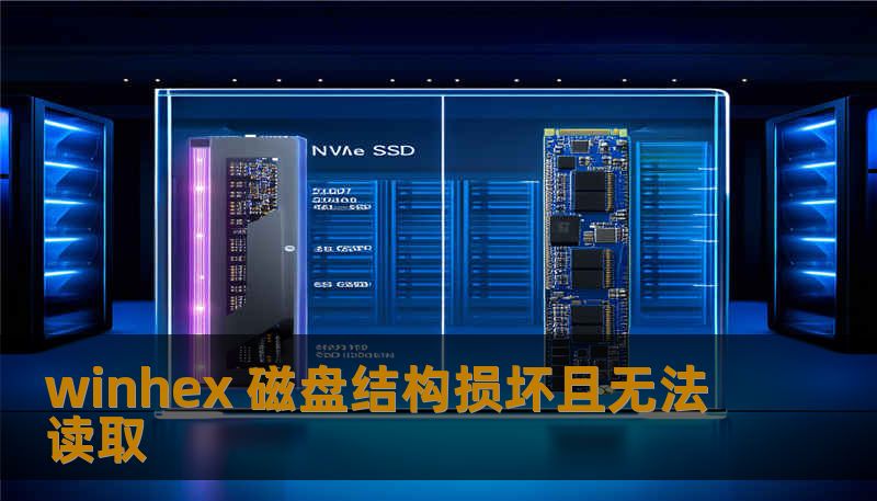 winhex 磁盘结构损坏且无法读取
