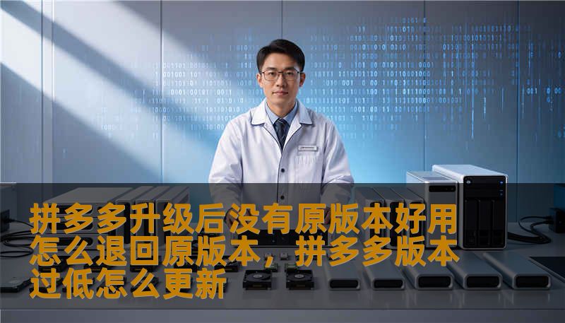 拼多多升级后没有原版本好用怎么退回原版本，拼多多版本过低怎么更新