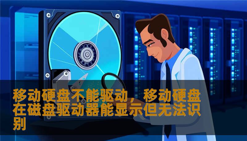 移动硬盘不能驱动，移动硬盘在磁盘驱动器能显示但无法识别