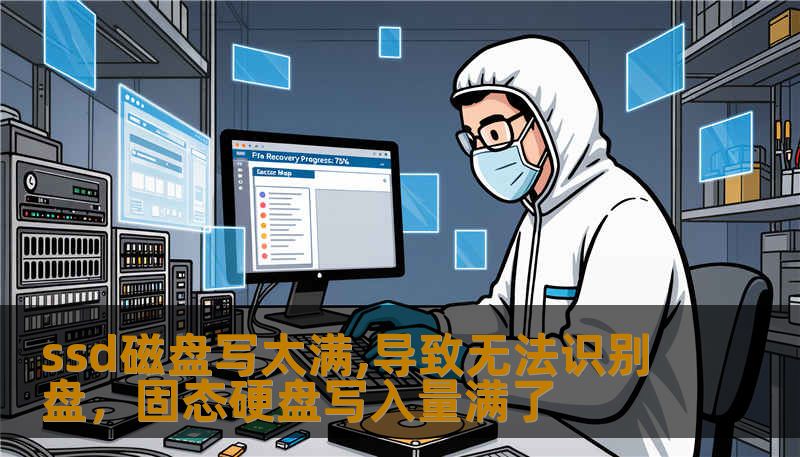 ssd磁盘写太满,导致无法识别盘，固态硬盘写入量满了