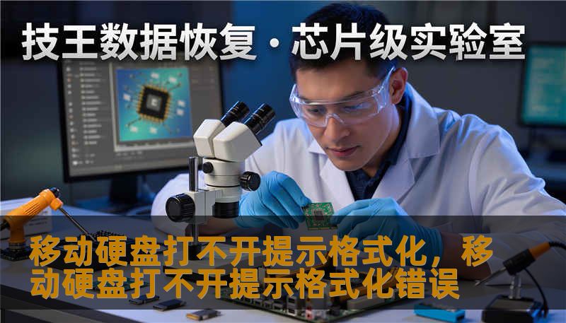 移动硬盘打不开提示格式化，移动硬盘打不开提示格式化错误