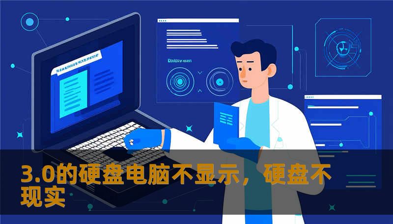 3.0的硬盘电脑不显示，硬盘不现实