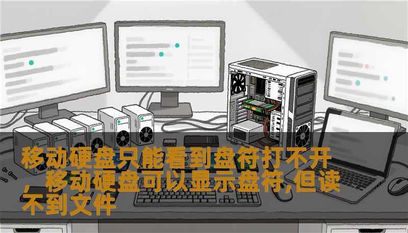 移动硬盘只能看到盘符打不开，移动硬盘可以显示盘符,但读不到文件