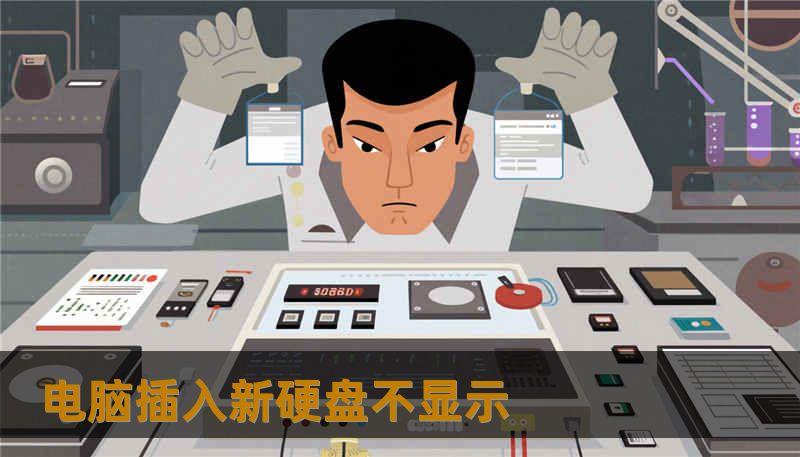 电脑插入新硬盘不显示
