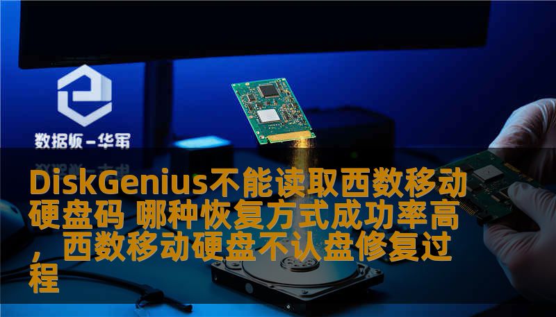 DiskGenius不能读取西数移动硬盘码 哪种恢复方式成功率高，西数移动硬盘不认盘修复过程