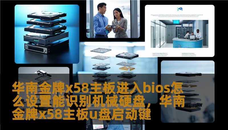 华南金牌x58主板进入bios怎么设置能识别机械硬盘，华南金牌x58主板u盘启动键