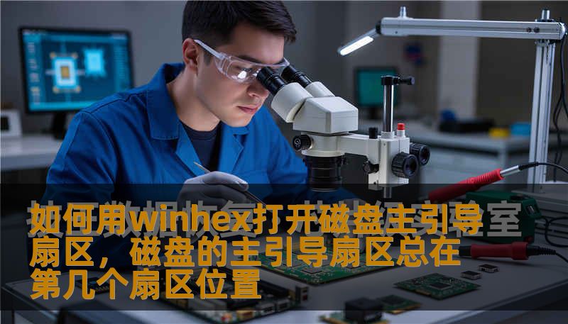 如何用winhex打开磁盘主引导扇区，磁盘的主引导扇区总在第几个扇区位置