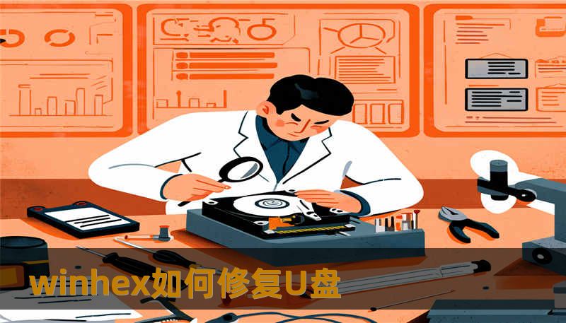 winhex如何修复U盘