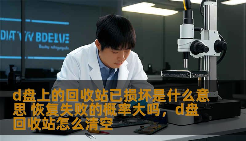 d盘上的回收站已损坏是什么意思 恢复失败的概率大吗，d盘回收站怎么清空