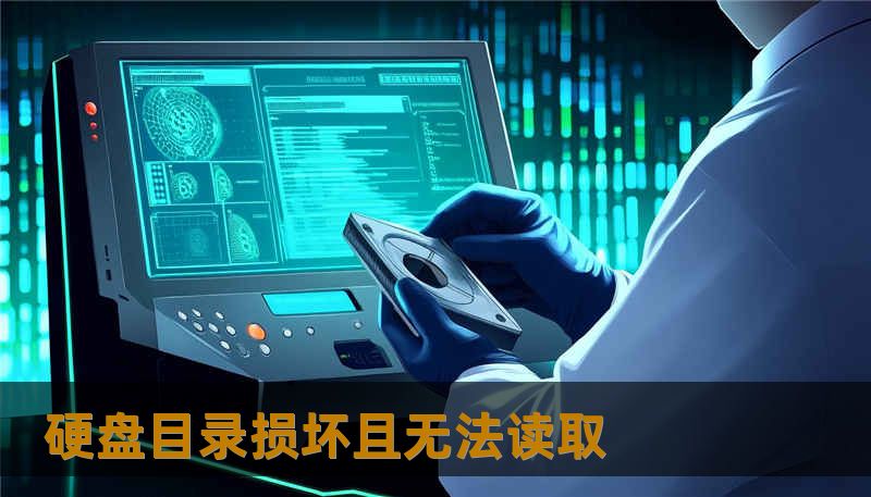 硬盘目录损坏且无法读取