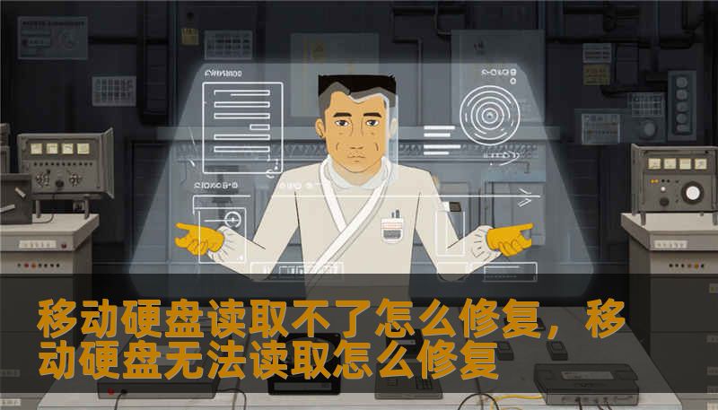 移动硬盘读取不了怎么修复，移动硬盘无法读取怎么修复