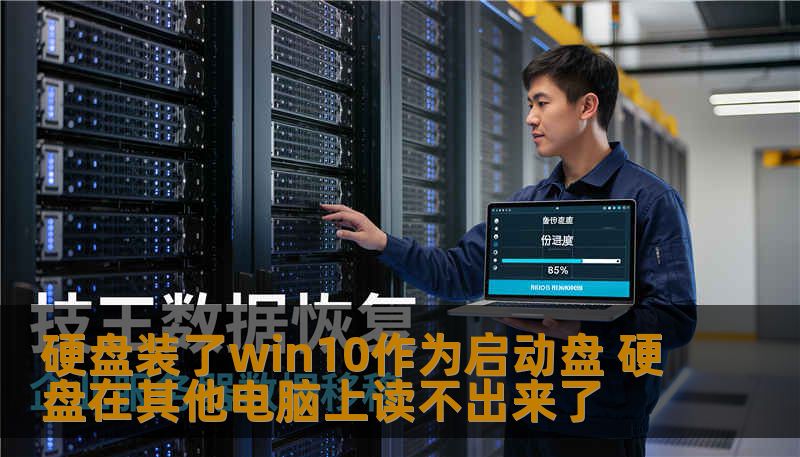 硬盘装了win10作为启动盘 硬盘在其他电脑上读不出来了