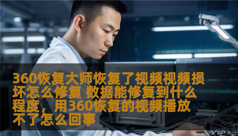 360恢复大师恢复了视频视频损坏怎么修复 数据能修复到什么程度，用360恢复的视频播放不了怎么回事