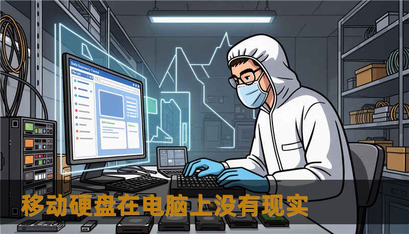 移动硬盘在电脑上没有现实