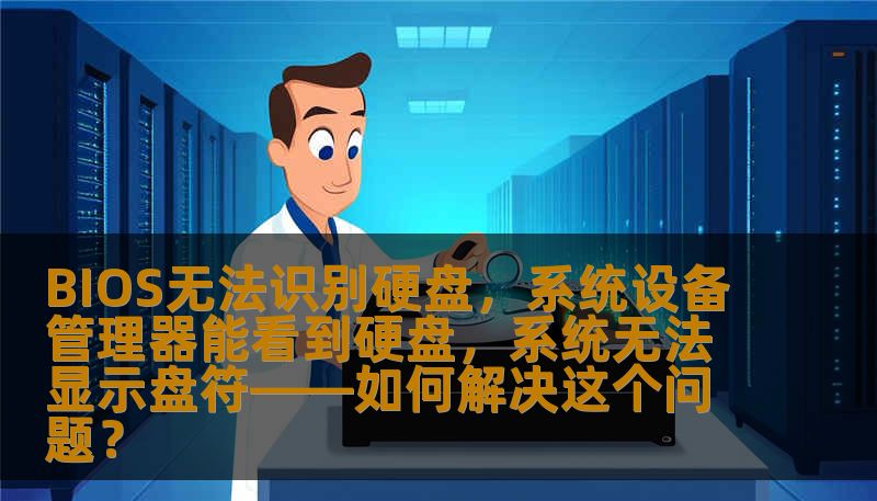 BIOS无法识别硬盘，系统设备管理器能看到硬盘，系统无法显示盘符——如何解决这个问题？