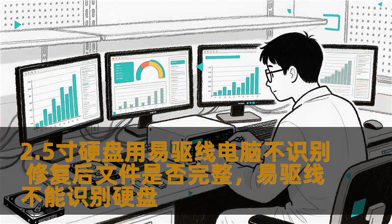 2.5寸硬盘用易驱线电脑不识别 修复后文件是否完整，易驱线不能识别硬盘