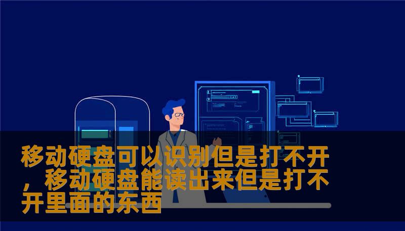 移动硬盘可以识别但是打不开，移动硬盘能读出来但是打不开里面的东西