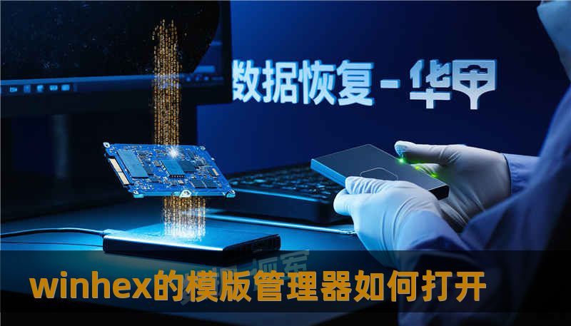 winhex的模版管理器如何打开