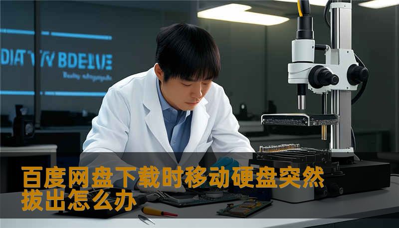 百度网盘下载时移动硬盘突然拔出怎么办