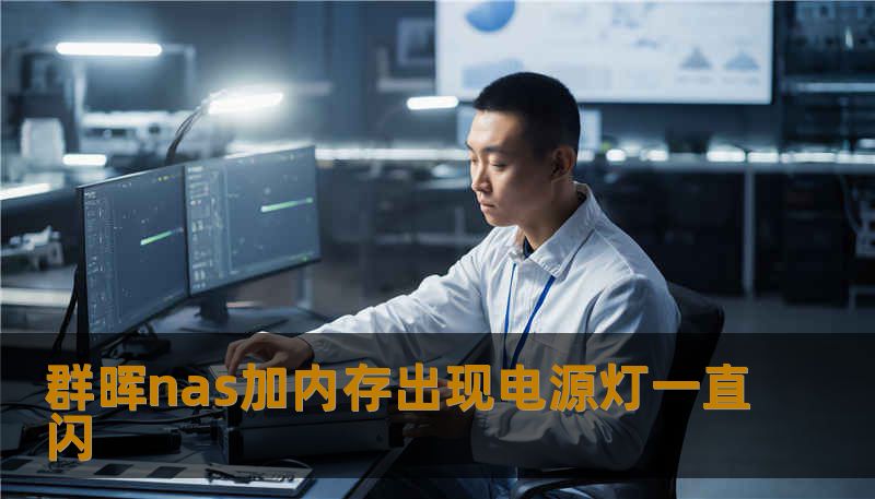 群晖nas加内存出现电源灯一直闪