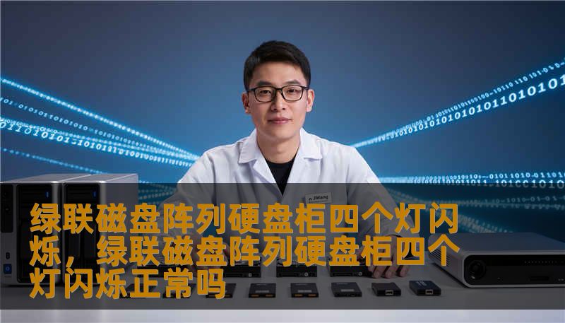 绿联磁盘阵列硬盘柜四个灯闪烁，绿联磁盘阵列硬盘柜四个灯闪烁正常吗