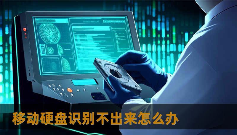 移动硬盘识别不出来怎么办