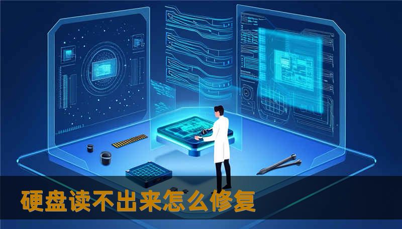 硬盘读不出来怎么修复
