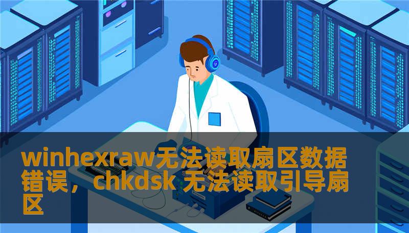 winhexraw无法读取扇区数据错误，chkdsk 无法读取引导扇区