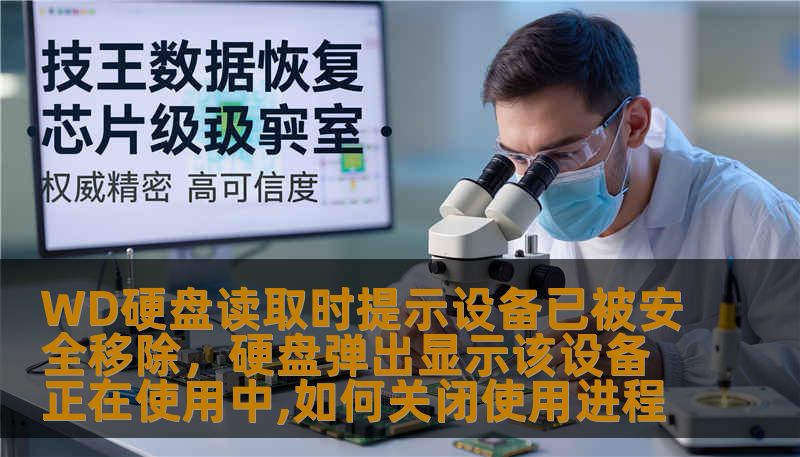 WD硬盘读取时提示设备已被安全移除，硬盘弹出显示该设备正在使用中,如何关闭使用进程