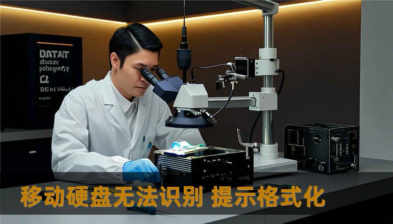 移动硬盘无法识别 提示格式化