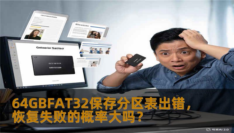 64GBFAT32保存分区表出错，恢复失败的概率大吗？