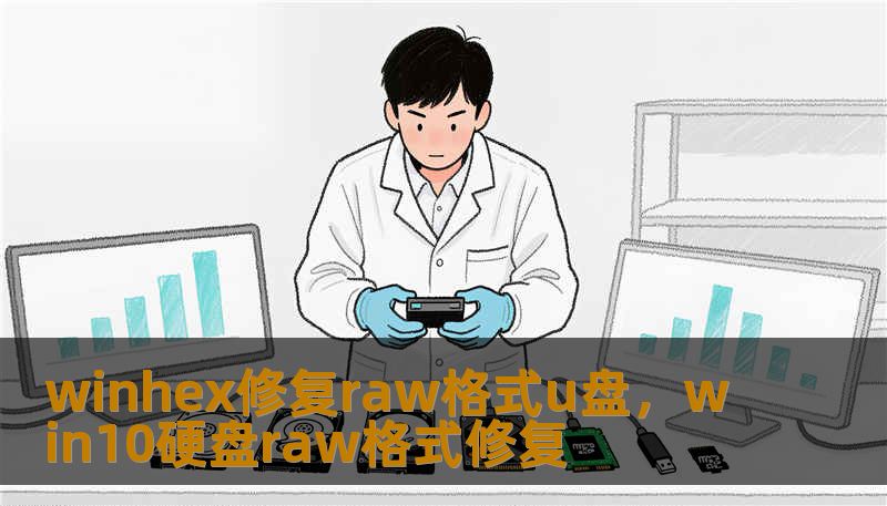 winhex修复raw格式u盘，win10硬盘raw格式修复