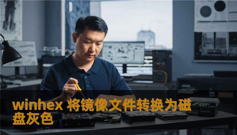 winhex 将镜像文件转换为磁盘灰色