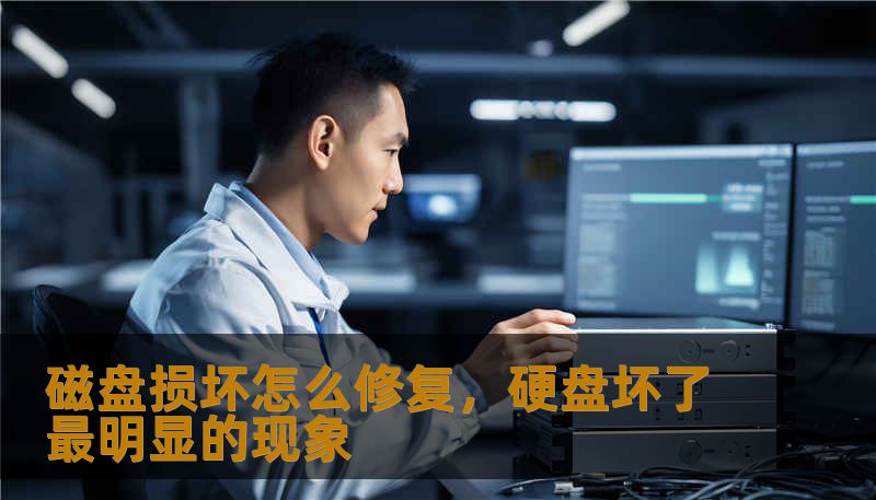 磁盘损坏怎么修复，硬盘坏了最明显的现象